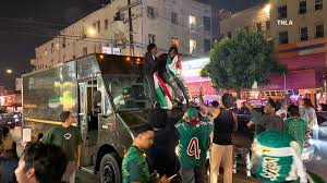 Street takeovers, shooting mar Mexico’s World Cup celebrations across Los Angeles