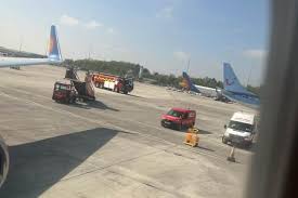 WATCH: Emergency services attend runway after bird strike hits plane departing Leeds Bradford Airport