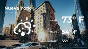 Nueva York: el tiempo para hoy lunes 1 de junio