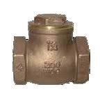 521T09 - Brass Swing Check Valve, 2-1/2 ...