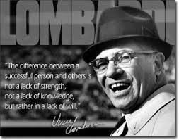 Amazon.com - Vince Lombardi Successful Person Quote Sports Retro ... via Relatably.com
