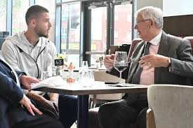 David De Gea and Sir Alex Ferguson