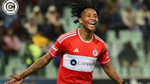 South Africa's Puso Dithejane scores his maiden MLS goal for Chicago Fire in their 3-2 loss to Inter Miami