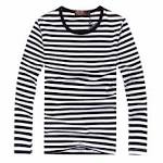 Mens Black And White Striped Top - ShopStyle UK