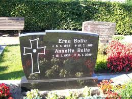Grab von Annette Bolte (15.07.1925-31.01.2000), Friedhof Hatshausen-