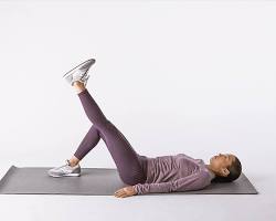 Straight leg raises exercise