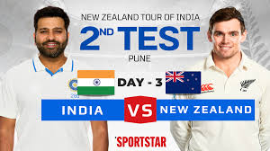 India vs New Zealand Day 3 Live Score, 2nd Test: Santner removes Jaiswal 
for 77; completes 10-fer; Pant run out for 0