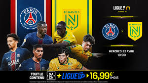 Comment regarder Paris Saint-Germain - FC Nantes ? Date, heure, streaming et comment regarder la Ligue 1 McDonald’s sur Ligue 1+, disponible sur DAZN​​