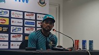 গল টেস্ট শেষে বাংলাদেশ অধিনায়ক নাজুমল হোসেনের সংবাদ সম্মেলন