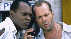 John McClane (Bruce Willis) y Zeus (Samuel L. Jackson) jugando al Simon dice… - la-jungla-de-cristal-la-venganza-john-mctiernan-bruce-willis