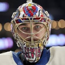 Elvis Merzlikins News: Yields five goals in Olympic opener