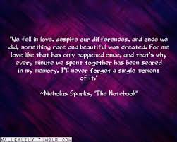 The Notebook Nicholas Sparks Quotes. QuotesGram via Relatably.com