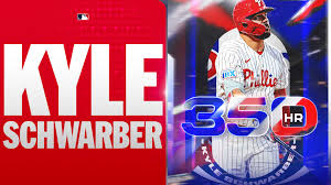 Second-deck Schwarbs! Schwarber crushes no-doubter for 350th career HR