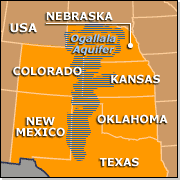 Image result for Ogallala aquifer map