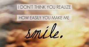 You Make Me Smile Quotes Pinterest | quotes via Relatably.com