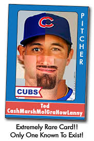 Rare Baseball Card I will take any Cub victory, any Cub time, any Cub way - even if it takes 7 Cub pitchers (otherwise known as Ted CashMarshMolGraHowLanny) ... - 6a00d83451fe4669e20133f1c2faf0970b-800wi