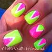 Nail art neon