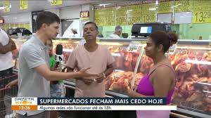 Supermercados fecham mais cedo neste sábado devido ao jogo do Brasil na Copa do Mundo