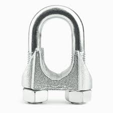 Wire rope clips for securing ropes and wires. Replaces splicing