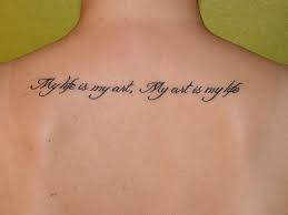 Short Inspirational tattoos | cosey quote tattoo 25 Inspirational ... via Relatably.com