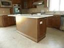 Island countertop overhang