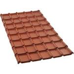 Fatire PVC pour toiture imitation tuile moderne Terre cuite cm