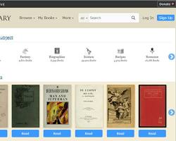 Open Library website