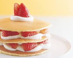 いちごホットケーキの画像