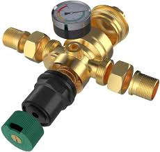 Water Pressure Regulator with Gauge DN15 Decompression ...