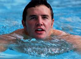 Aaron Mauger in the pool during a recovery session following team. - 55784340-aaron-mauger-in-the-pool-during-a-recovery-gettyimages