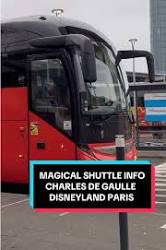 Magical Shuttle CDG to Disneyland Paris: Guide, Price & Location by nikandclare on TikTok