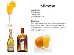 Resultado de imagem para mimosa drink