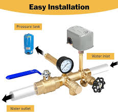 Well Pressure Tank Tee Kit With 40/60 PSI Switch - Fits ...