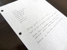 Image result for Writing a Note