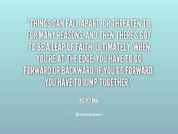 Things can fall apart, or threaten to, for many reasons, and then ... via Relatably.com