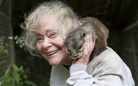 Jake Wallis Simons meets the otter enthusiast who inspired the Princes with her pets. Daphne Neville, otter lover Photo: Andrew Crowley - otter-lady_2622489b