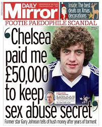 Image result for Gary Johnson says Chelsea paid him £50,000 for silence about abuse