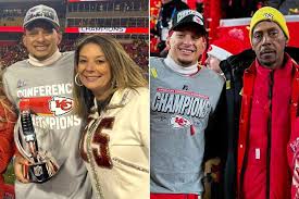 Patrick Mahomes and Brittany Mahomes enjoying fall family activities