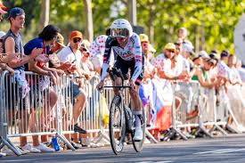 US rider Brandon McNulty knocked off bike by car driver before Tour de France time trial on stage 16