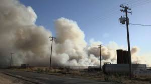 Merced County tire fire prompts air quality warnings