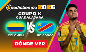 Colombia vs. RD Congo EN VIVO. Partido Fecha 2 Mundial 2026 HOY