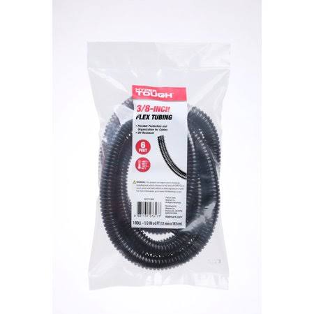 Hyper Tough 3/8 inch x 6 ft UV Resistant Black Flex Tubing 1 Count