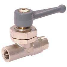 Double Female Panel Mount Standard In-line Ball Valve Parker ...