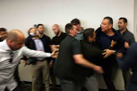 US senator forcefully removed from DHS event in LA, triggering Democratic outcry on Capitol Hill
