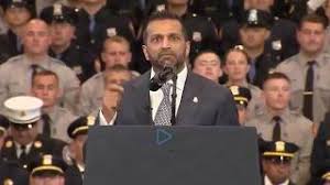 Director Patel Announces 'Historic Results' in Crime Report