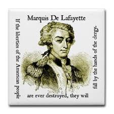 Amazon.com - Marquis de Lafayette quote Tile Coaster - Decorative ... via Relatably.com