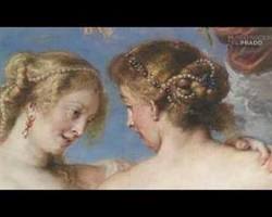 Las tres gracias Rubens pintura prado, generada por IA