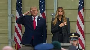 Trump's busy week featured a Melania appearance and son by his side
