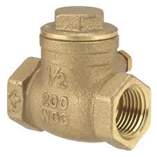 Homewerks 1/2 in. D X 1/2 in. D FIP Brass Swing Check Valve ...