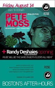 House legend Pete Moss comes to RISE for the first time! - us-0814-110696-front